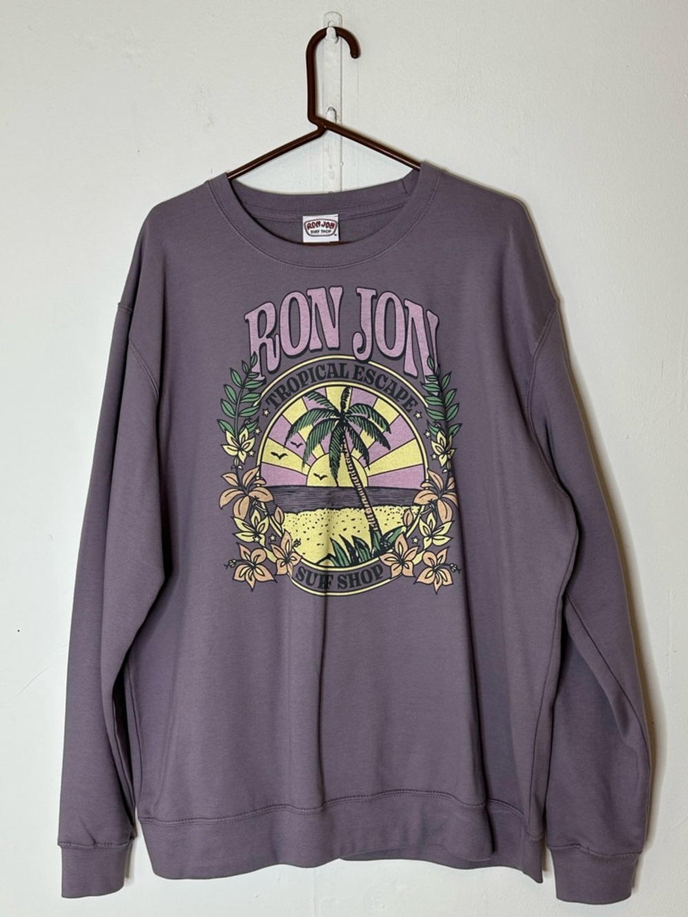 Ron Jon Sweatshirt With Graphic Size XL